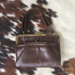 Vintage Brown Leather Bag